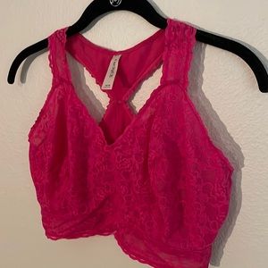 Cacique 14/16 pink bralette